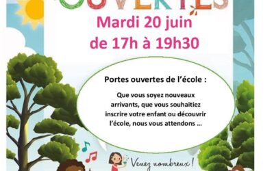 Journée Portes Ouvertes le mardi 20 juin 2023